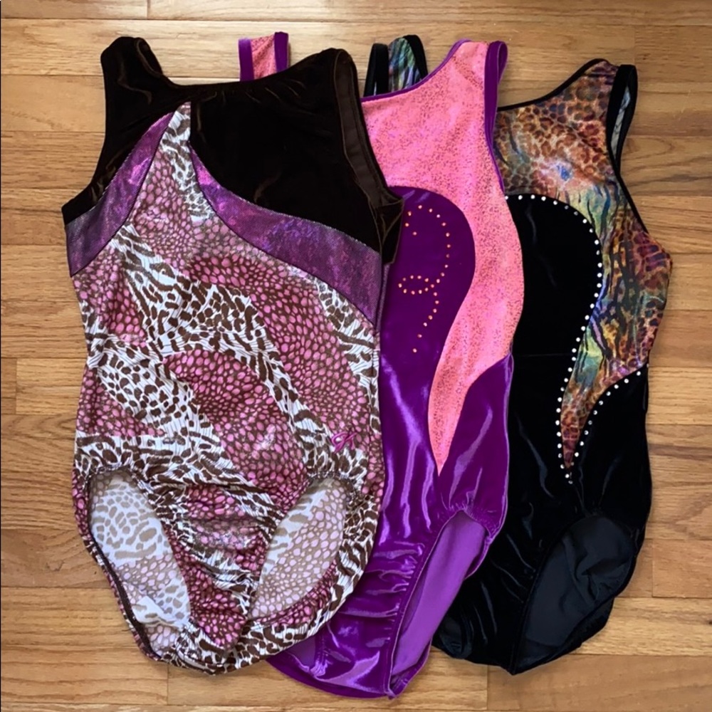 GK Velvet Leotard Bundle